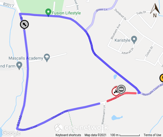 Temporary Road Closure – Chantler’s Hill, Paddock Wood – 26th July 2021 for 6 days